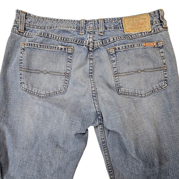 Lucky Brand Dungarees by Gene Montesano Wonder Jean Women's 8/29 LONG Vintage - Picture 4 of 10